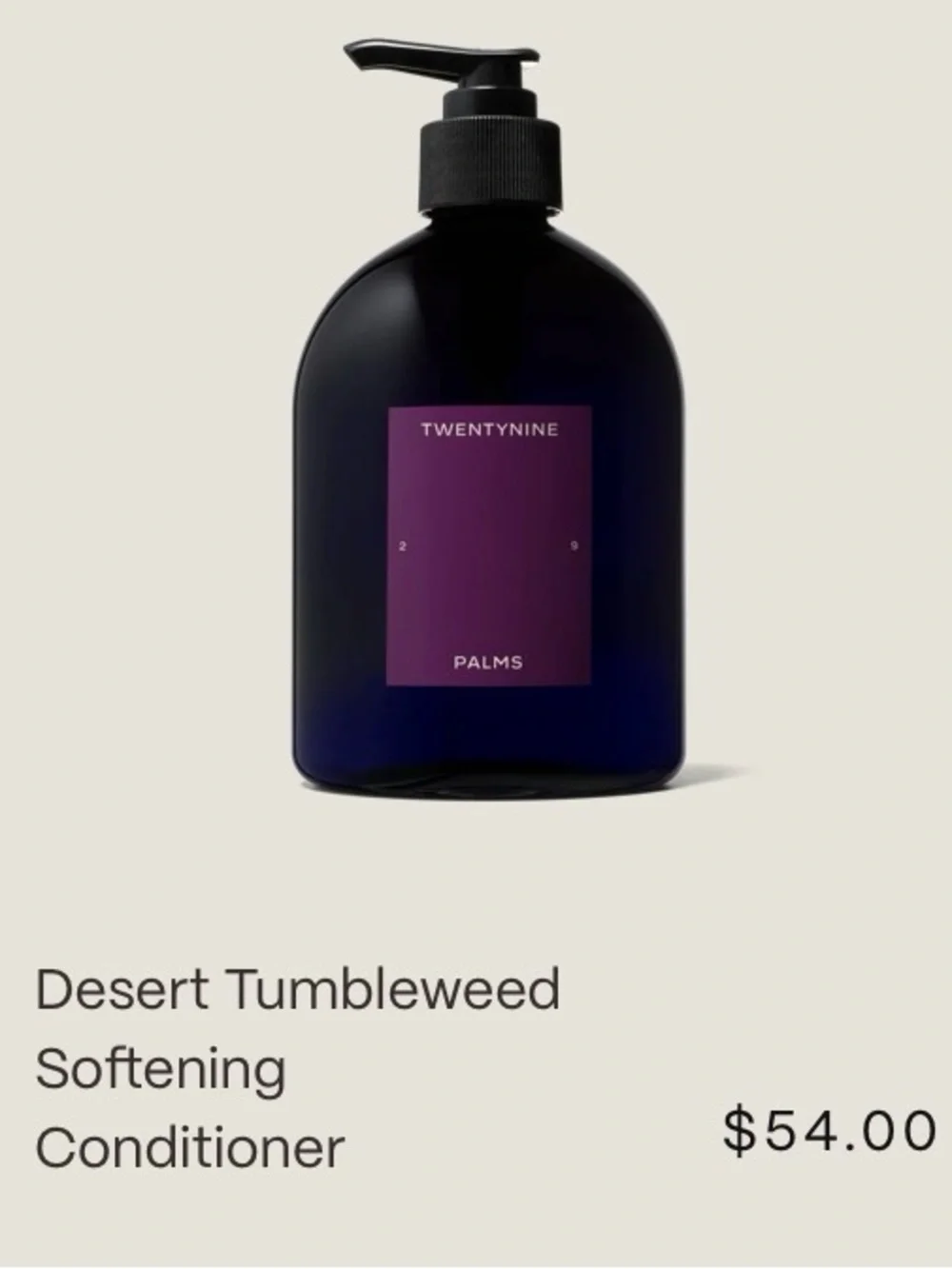 Twentynine Palms sold out